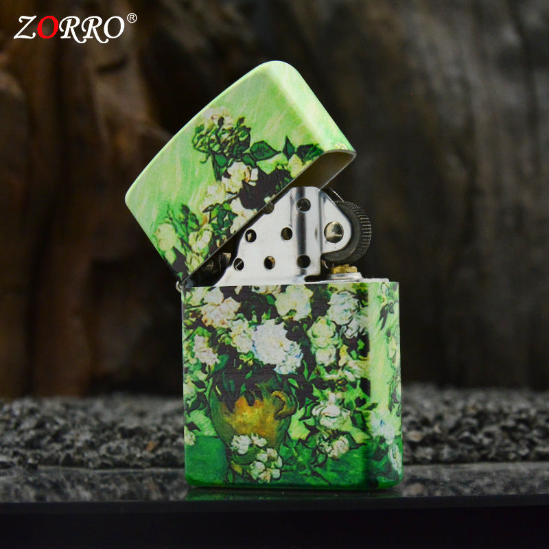 Zorro Lighter - Oil Painting (21HK)