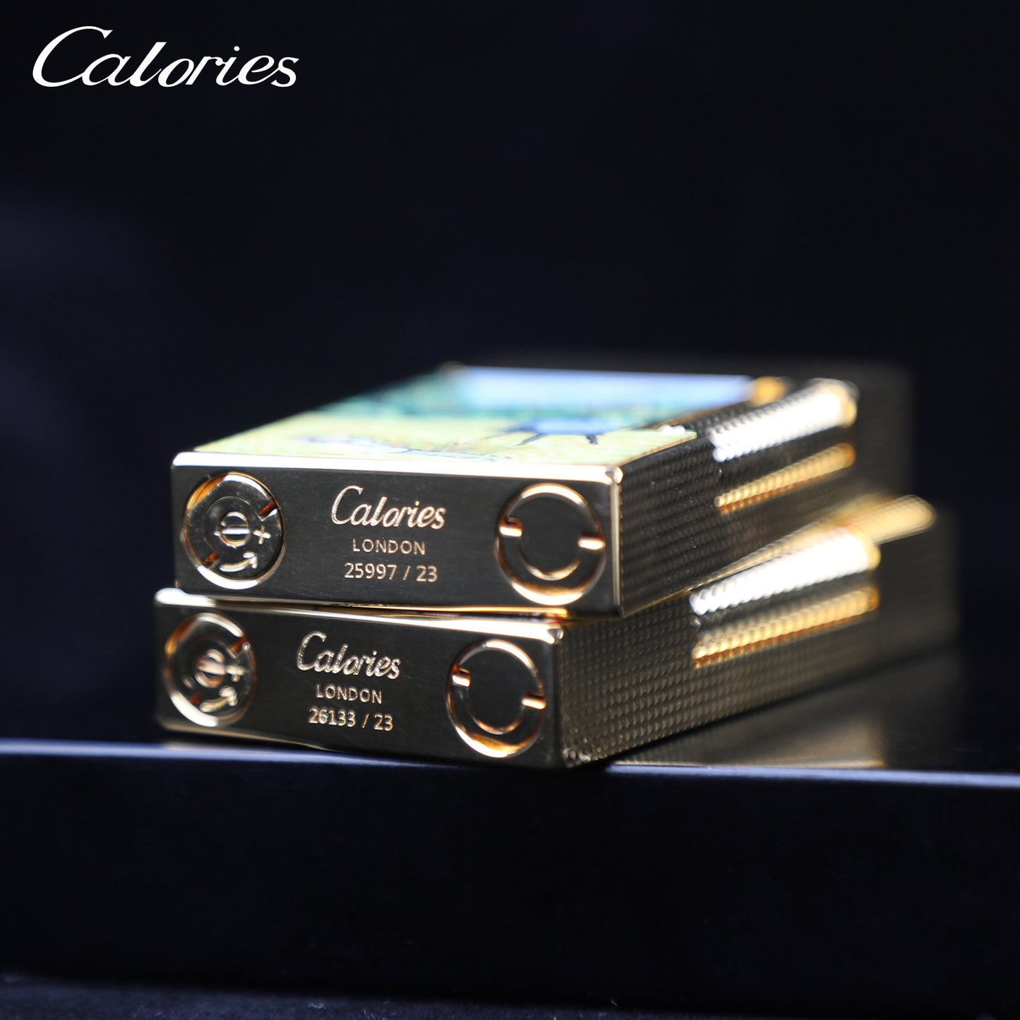 Calories Gas Lighter - Oil Painting