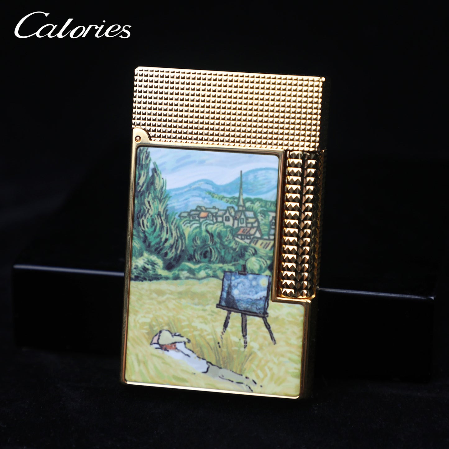 Calories Gas Lighter - Oil Painting